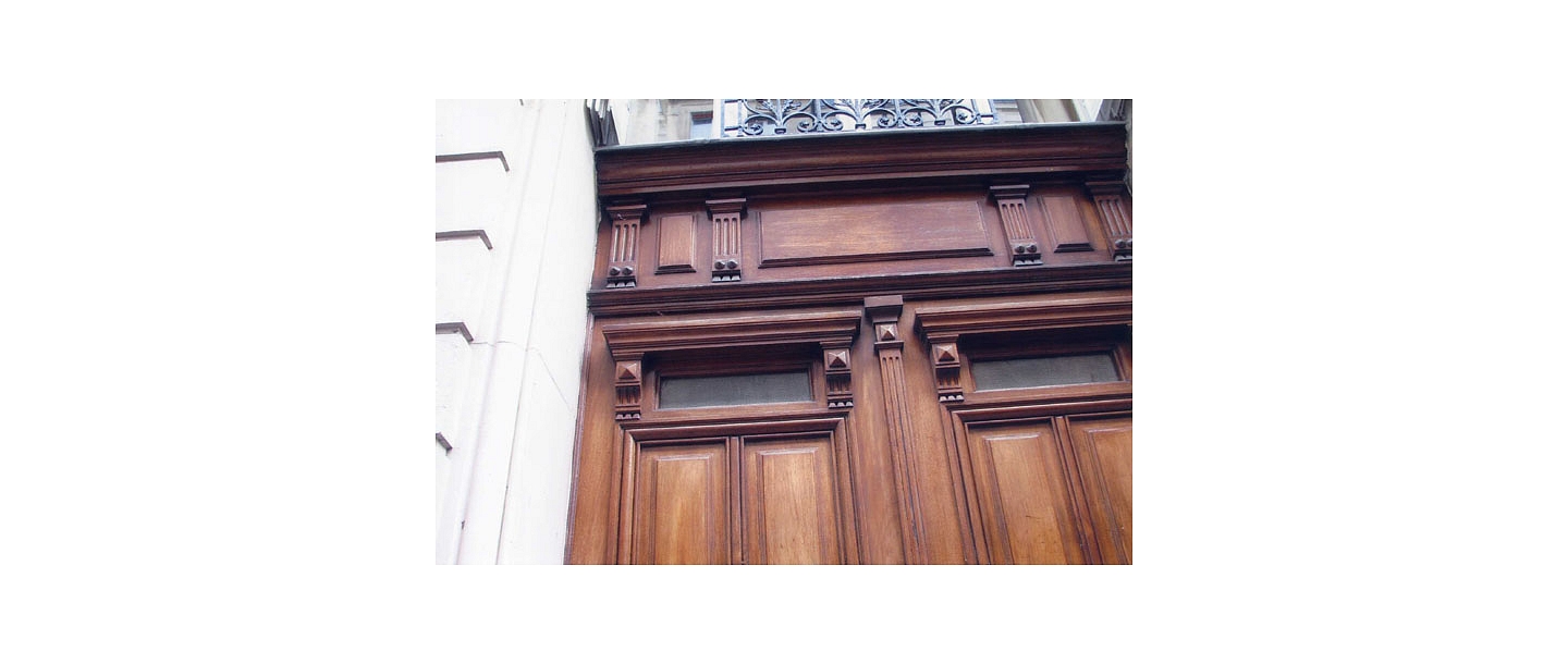 Wooden door restoration