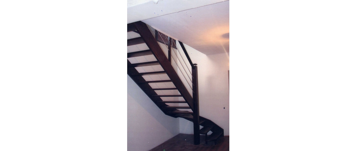 Stairs according to an individual project