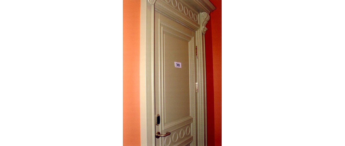 White doors in Riga