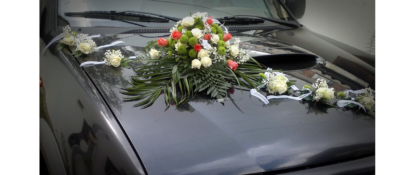 Дизайн свадебного автомобиля в Елгаве