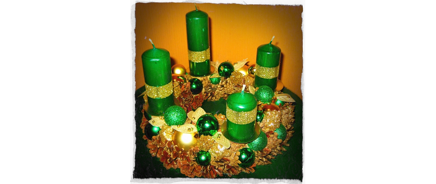 Advent wreaths as a gift in Jelgava