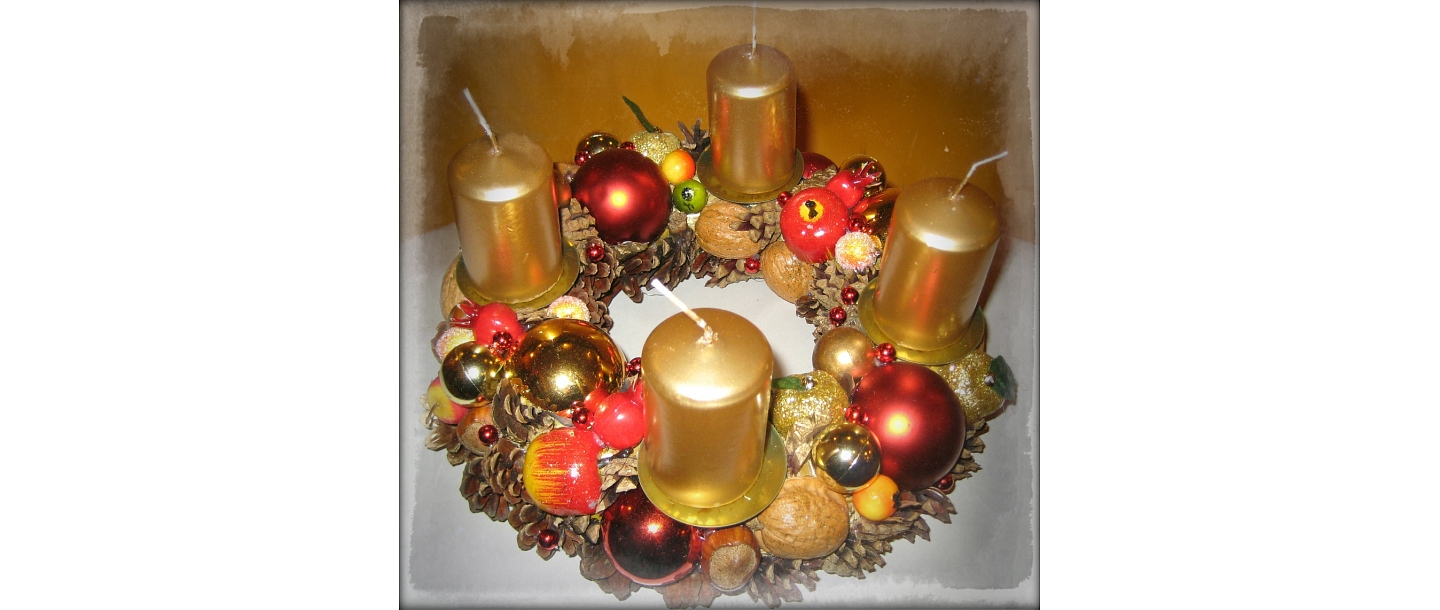 Luxurious Advent wreaths in Jelgava