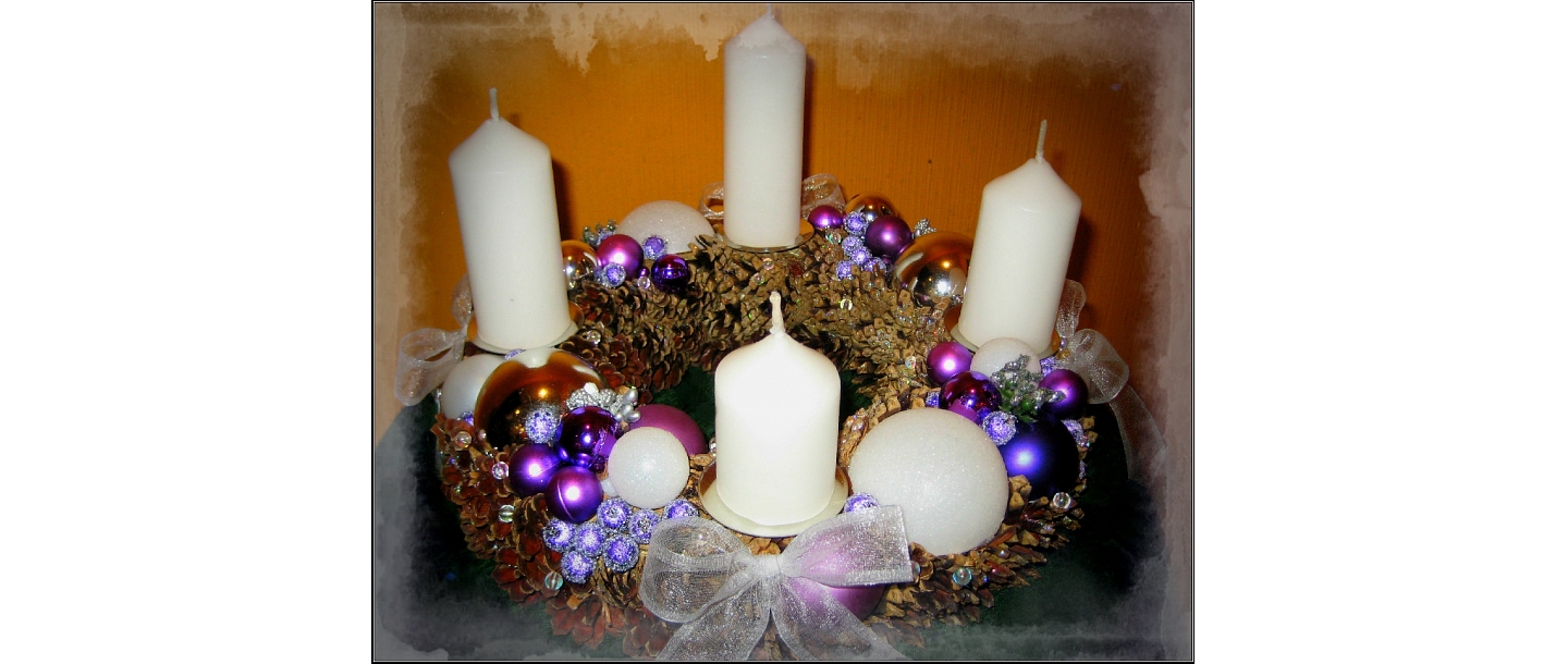 Advent wreaths in Jelgava