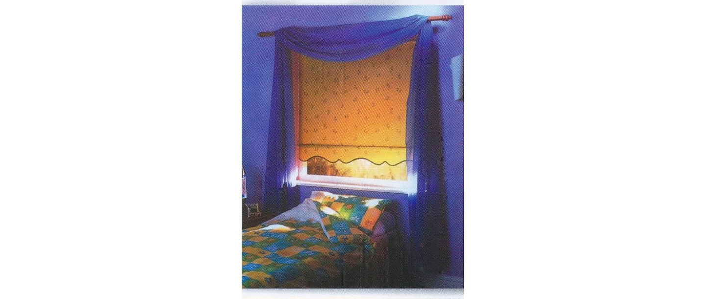 Artistic blinds for interior design