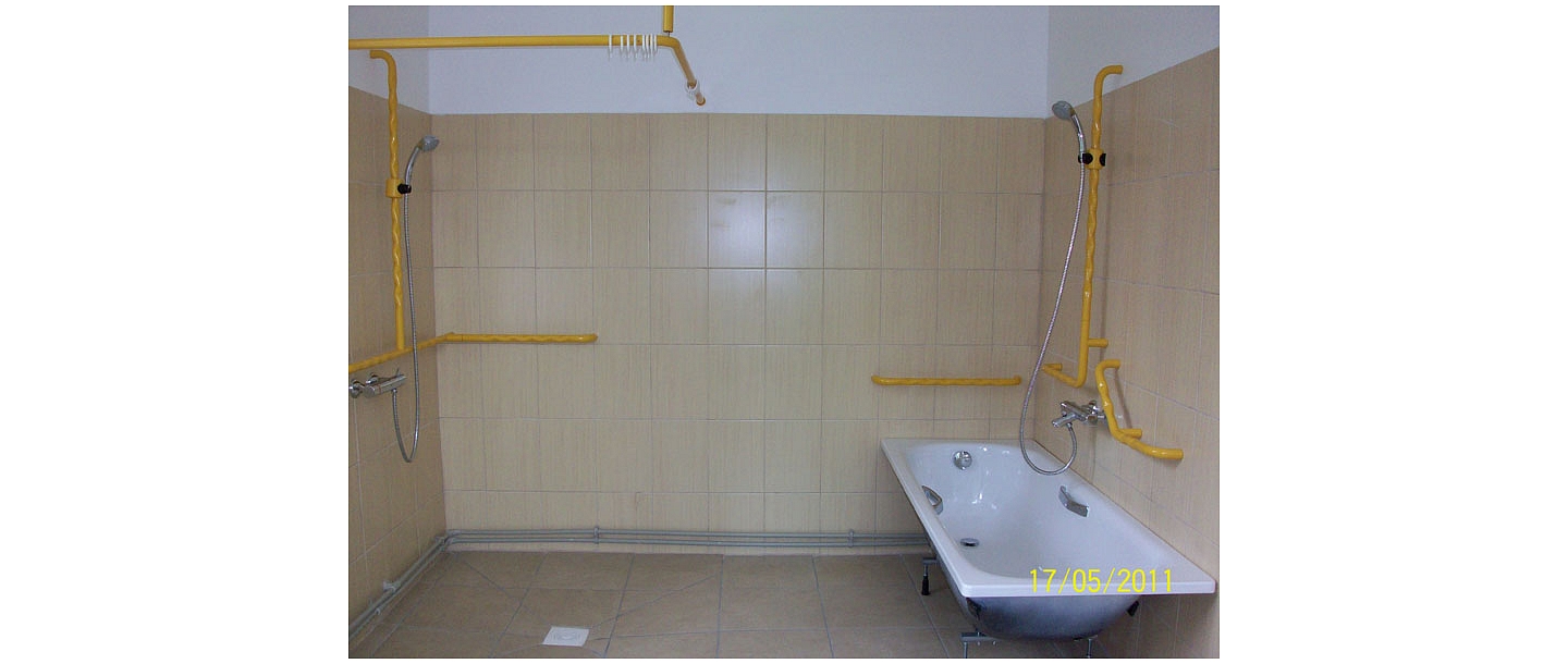 Water treatments for patients with mobility impairments