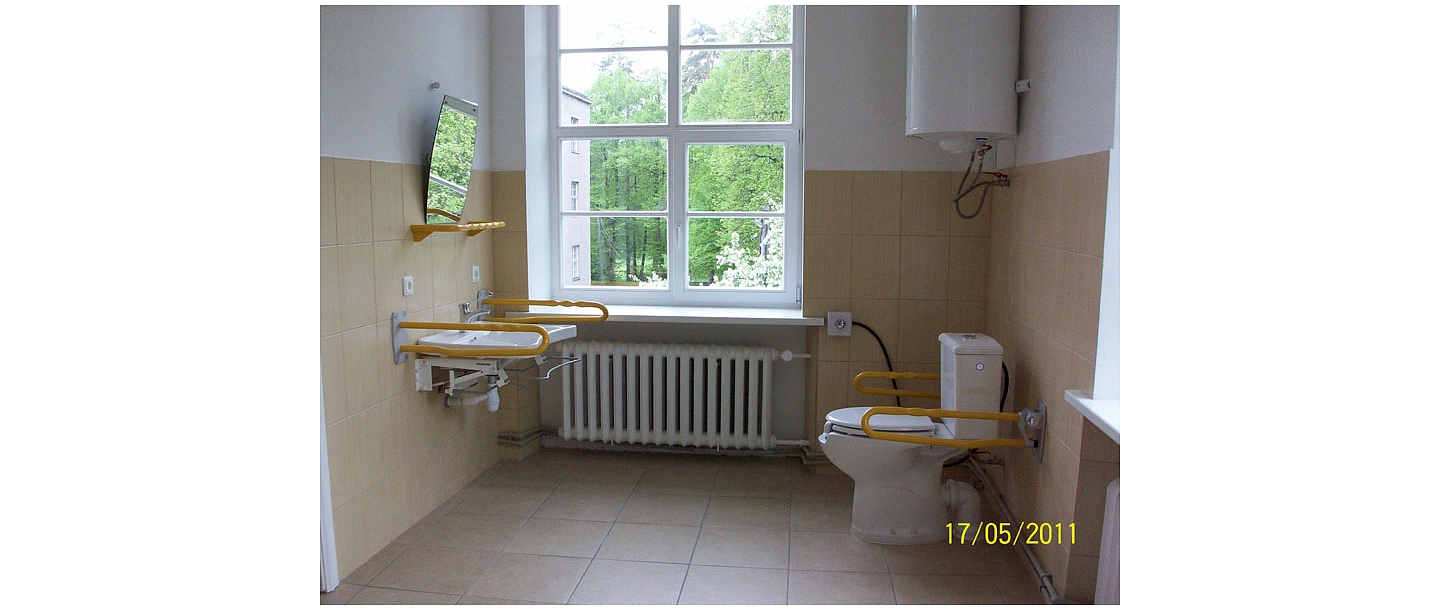 Well-furnished rooms for people with mobility impairments in the rehabilitation center
