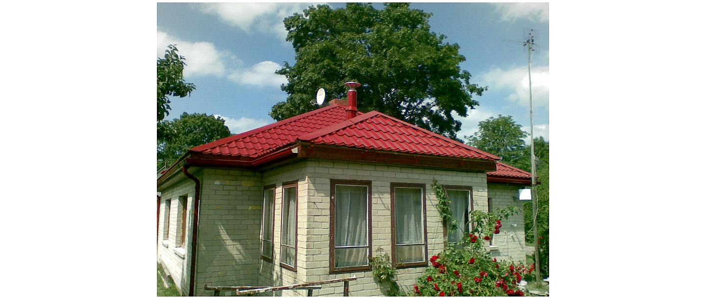 Metal tile roofs