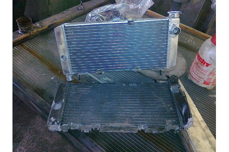 Avarējušu auto radiatoru iztaisnošana un saremontēšana