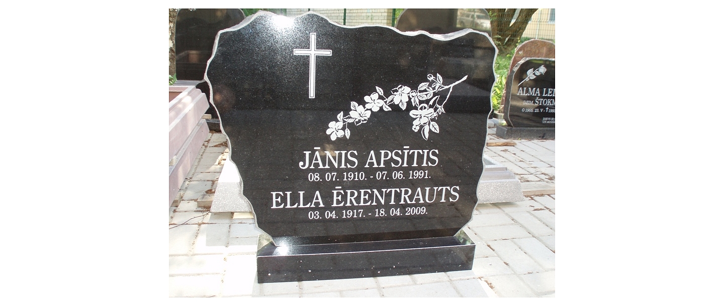 Stone processing, tombstones, grave stones