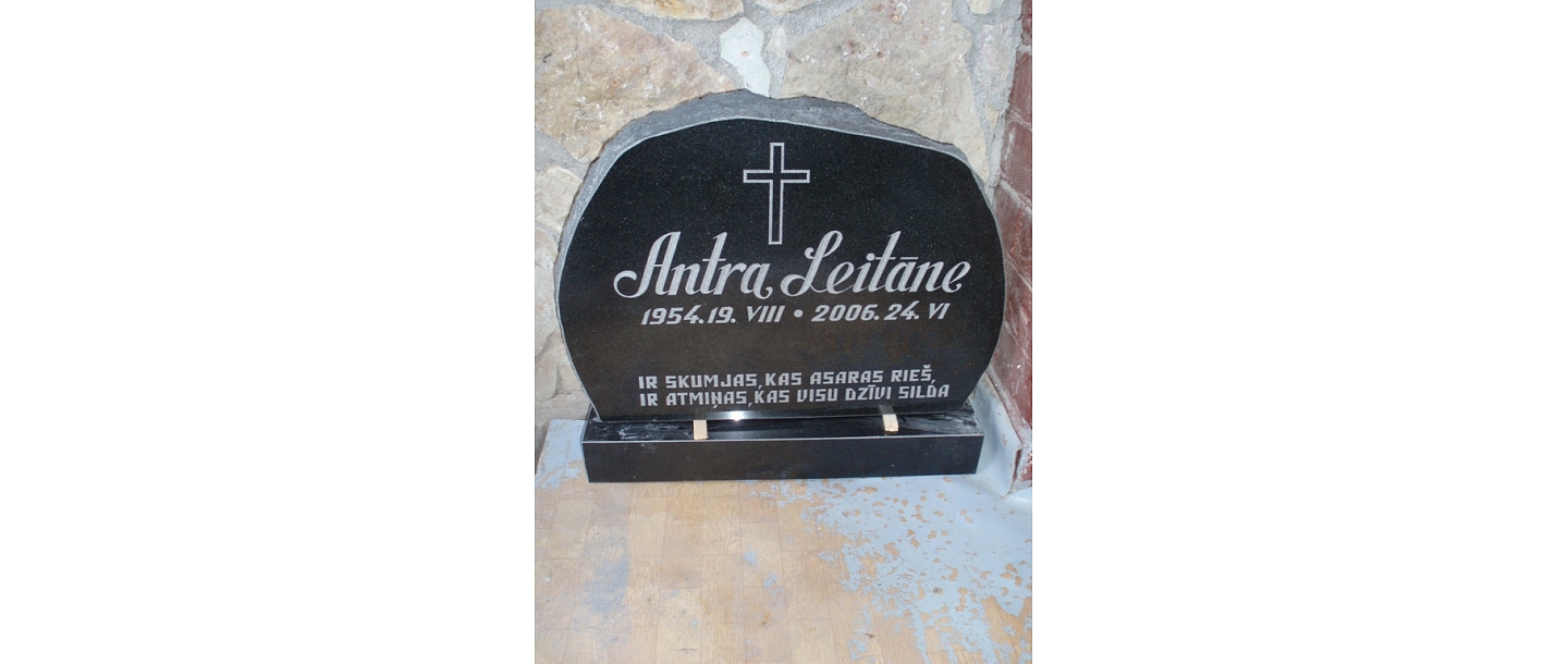 Stone processing, tombstones, grave stones