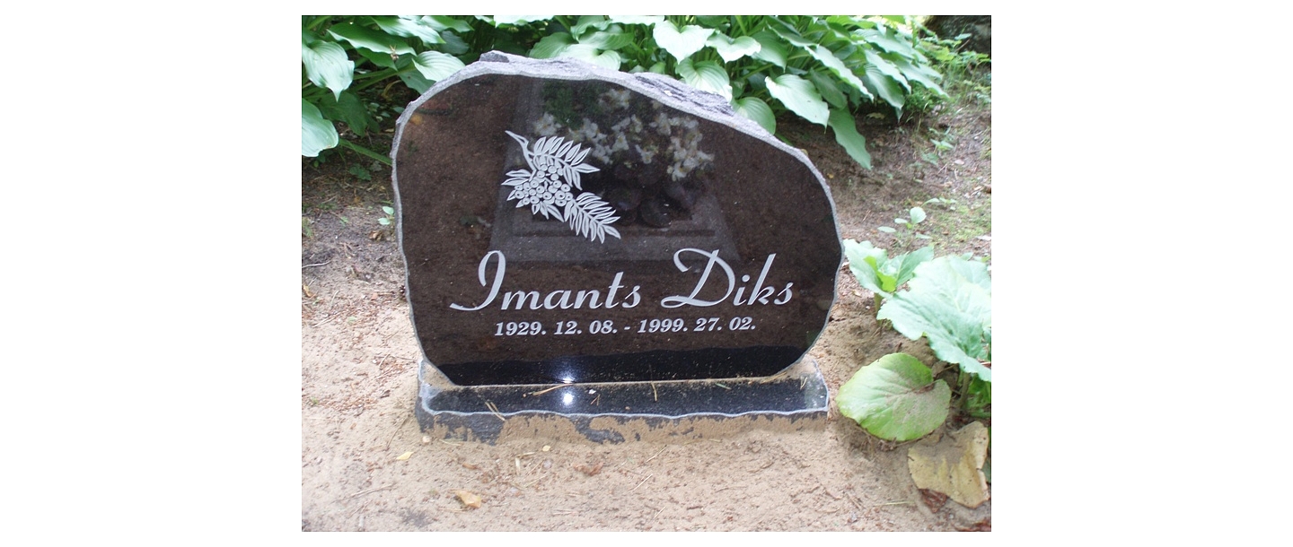 Stone processing, tombstones, grave stones