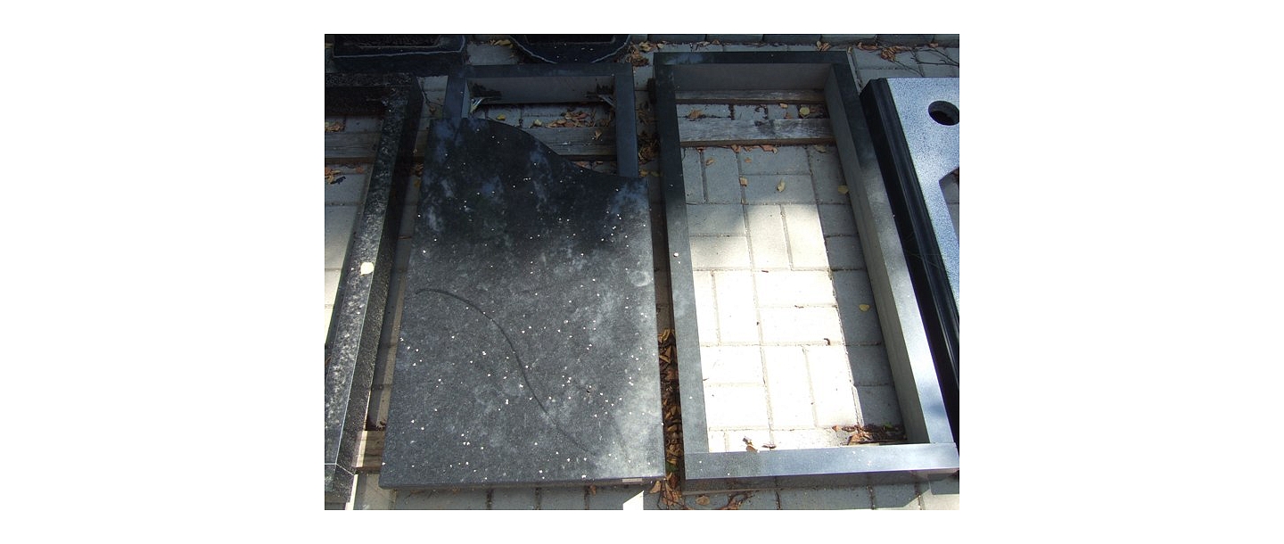 Stone processing, tombstones, grave stones