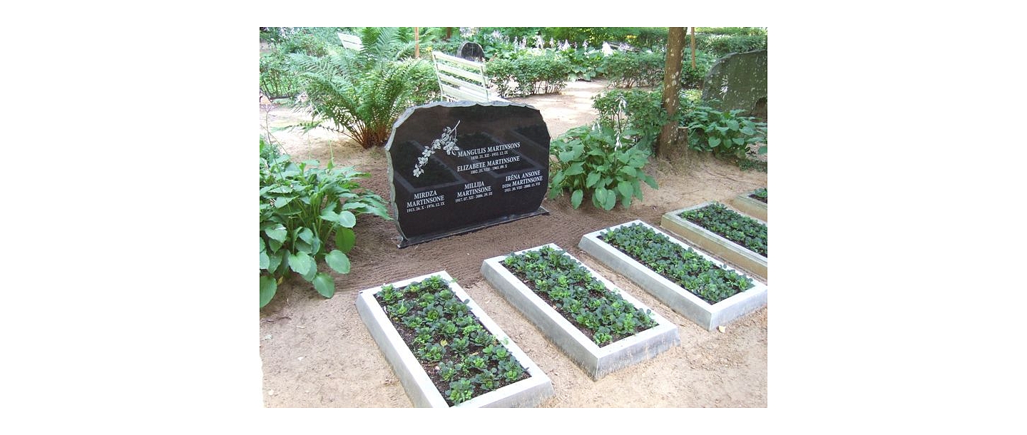 Stone processing, tombstones, grave stones