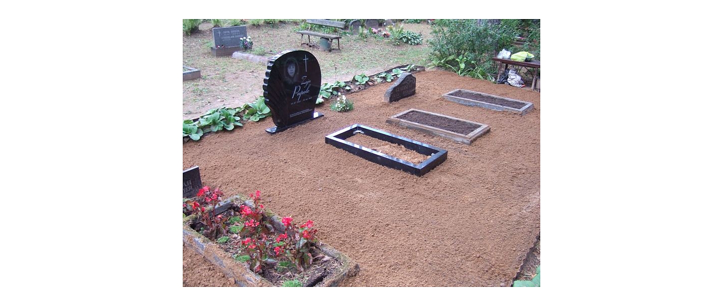 Stone processing, tombstones, grave stones