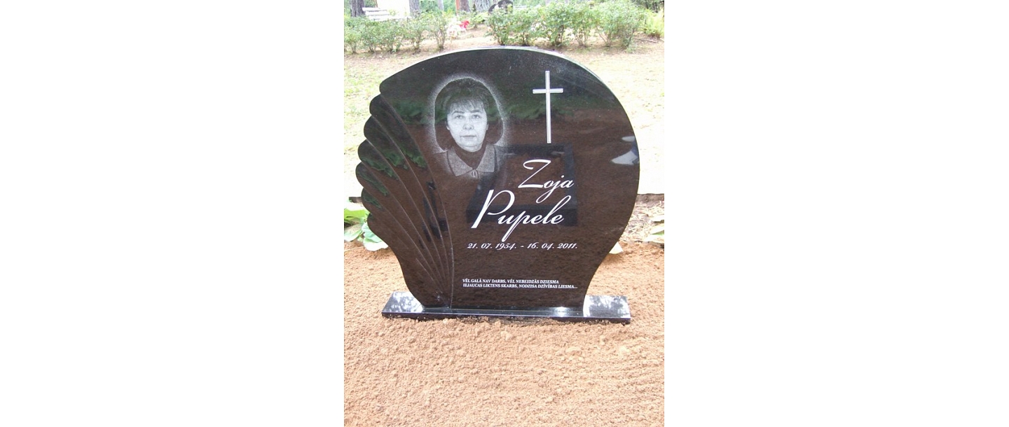 Akmens apstrāde, kapu pieminekļi, kapakmeņi