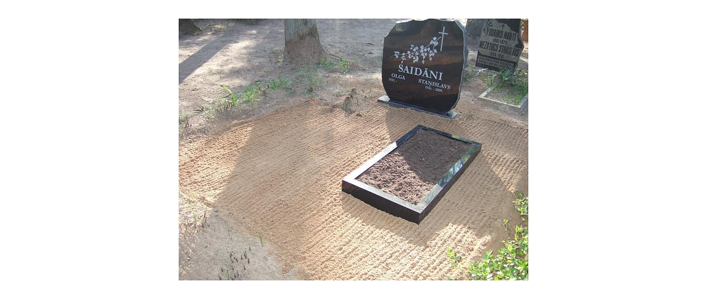 Stone processing, tombstones, grave stones