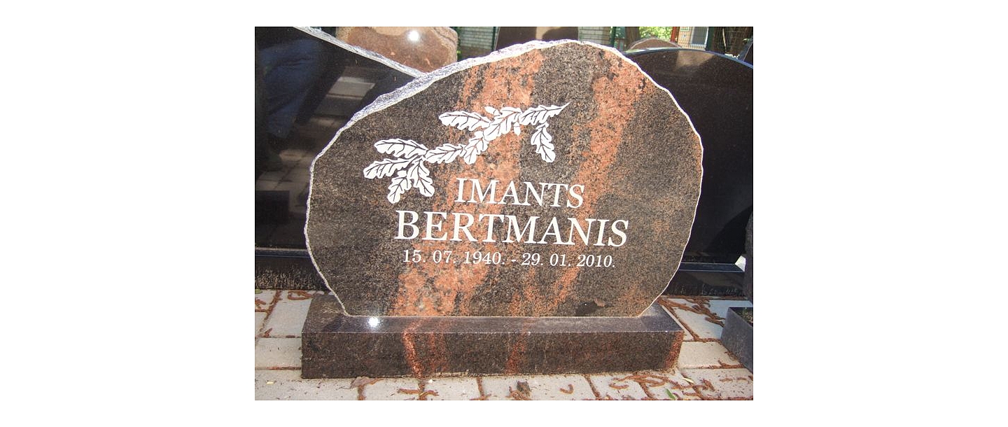 Stone processing, tombstones, grave stones