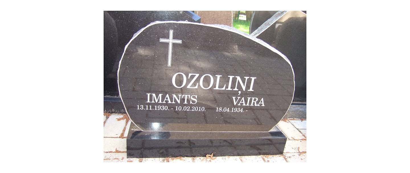 Stone processing, tombstones, grave stones