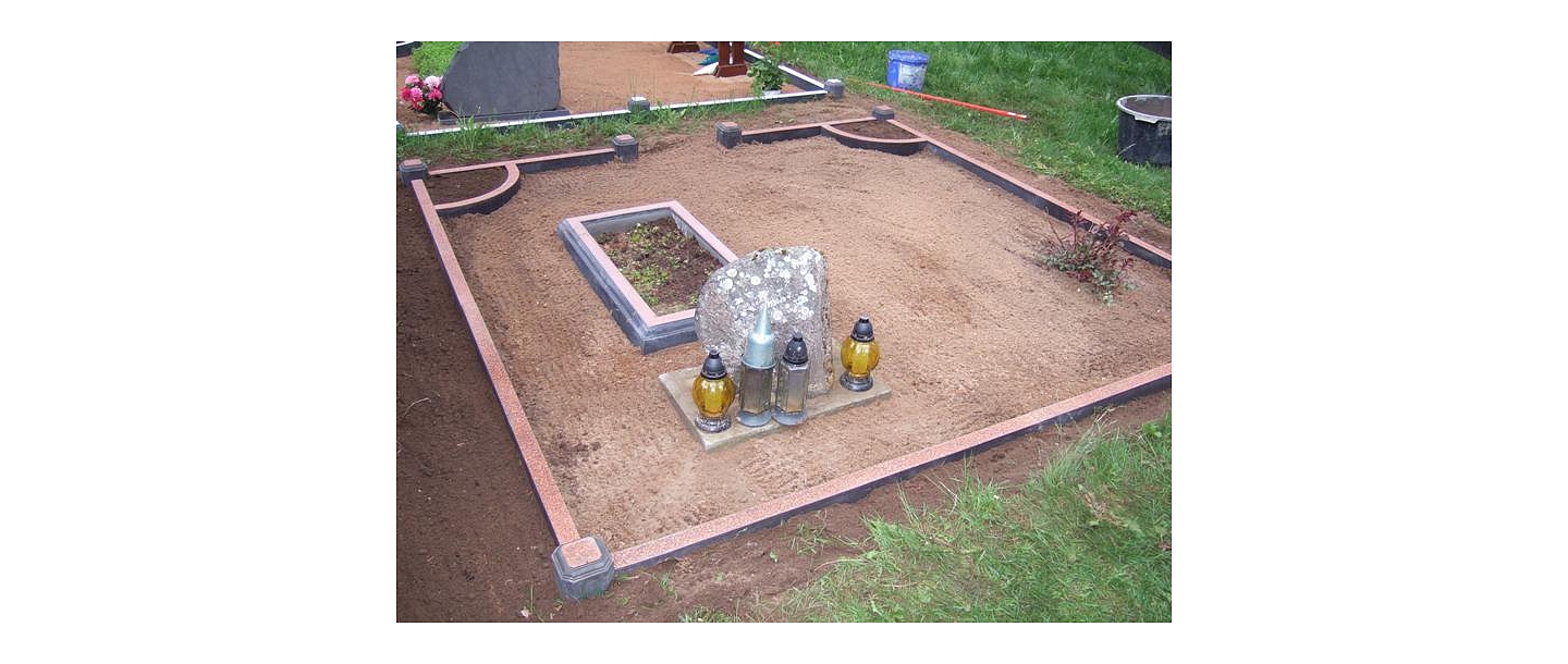 Stone processing, tombstones, grave stones