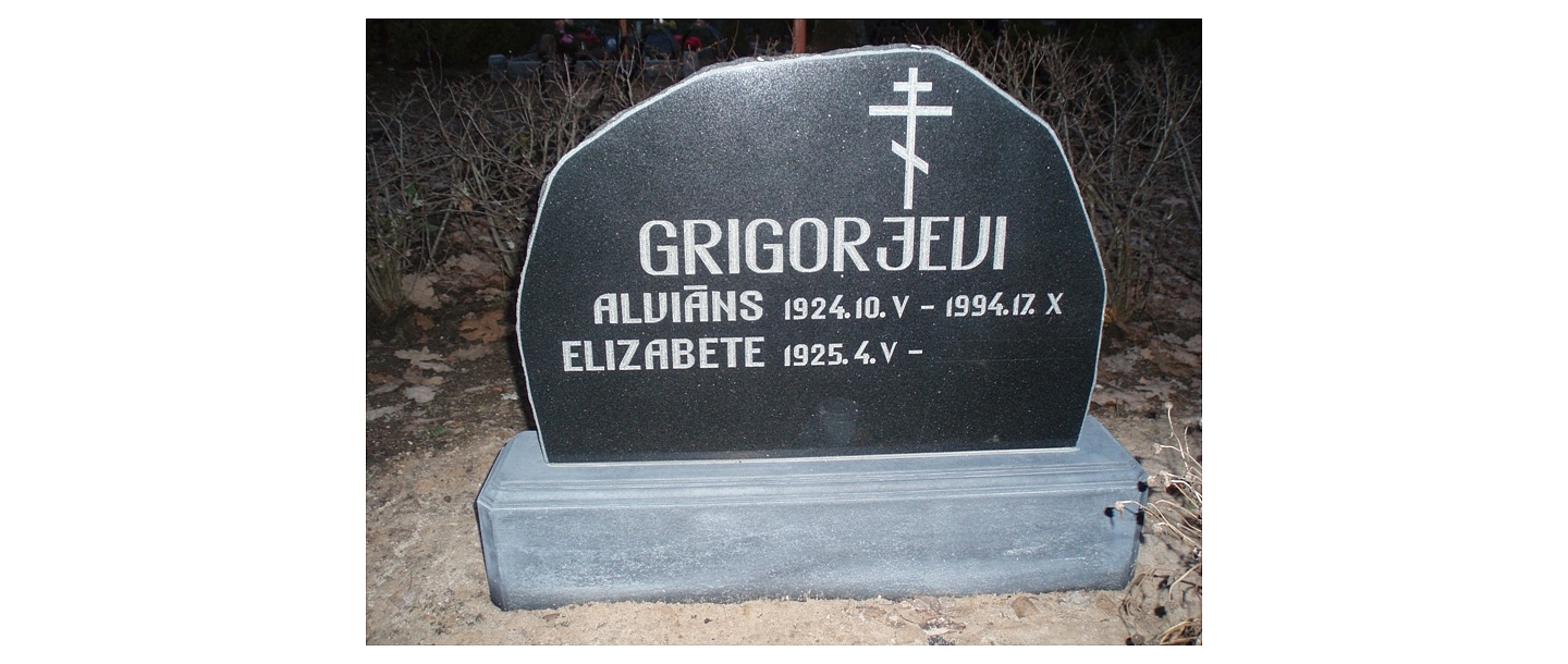 Stone processing, tombstones, grave stones