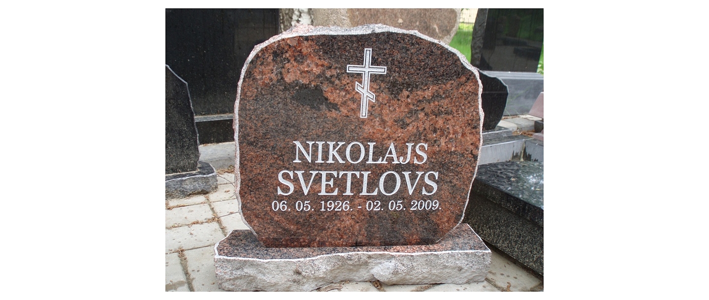 Stone processing, tombstones, grave stones
