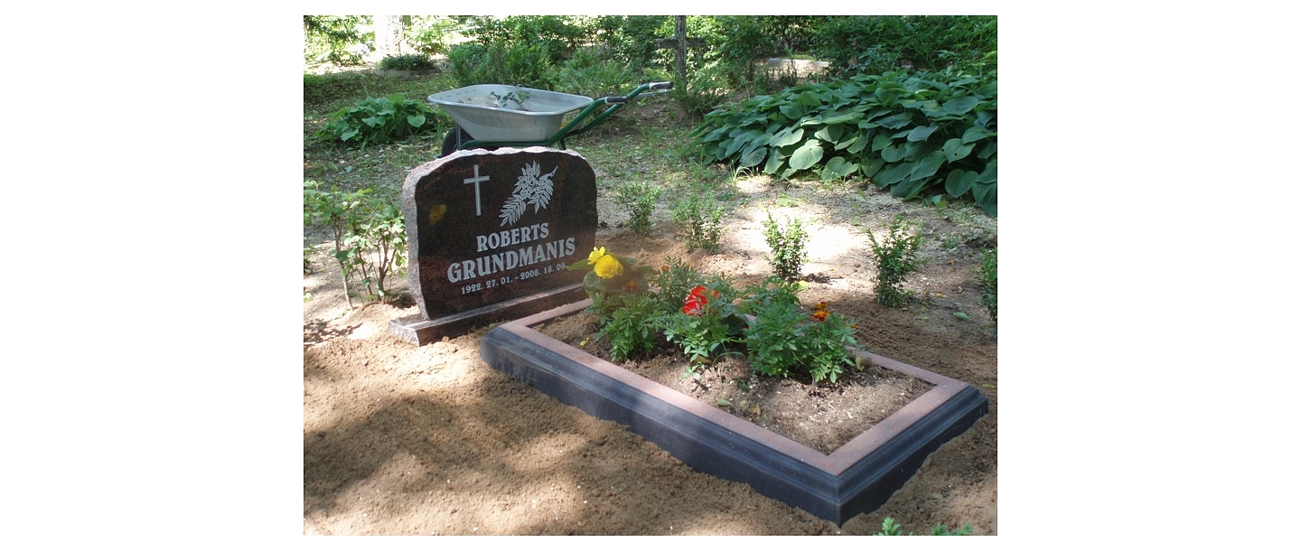 Stone processing, tombstones, grave stones