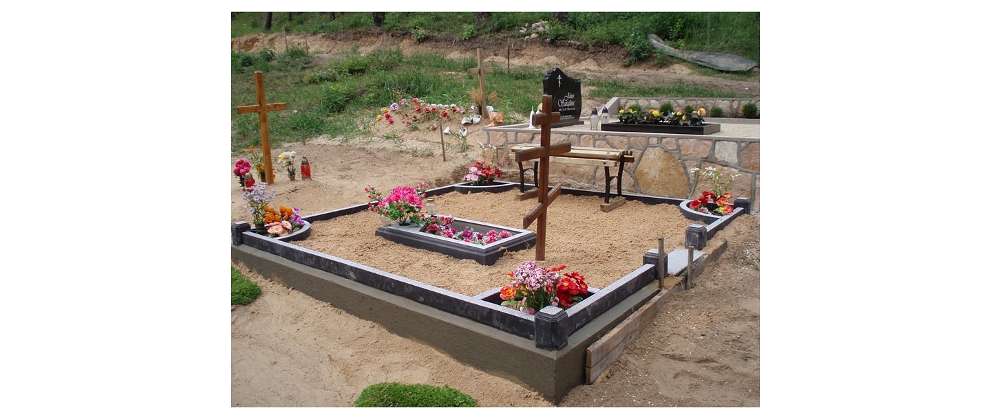 Stone processing, tombstones, grave stones