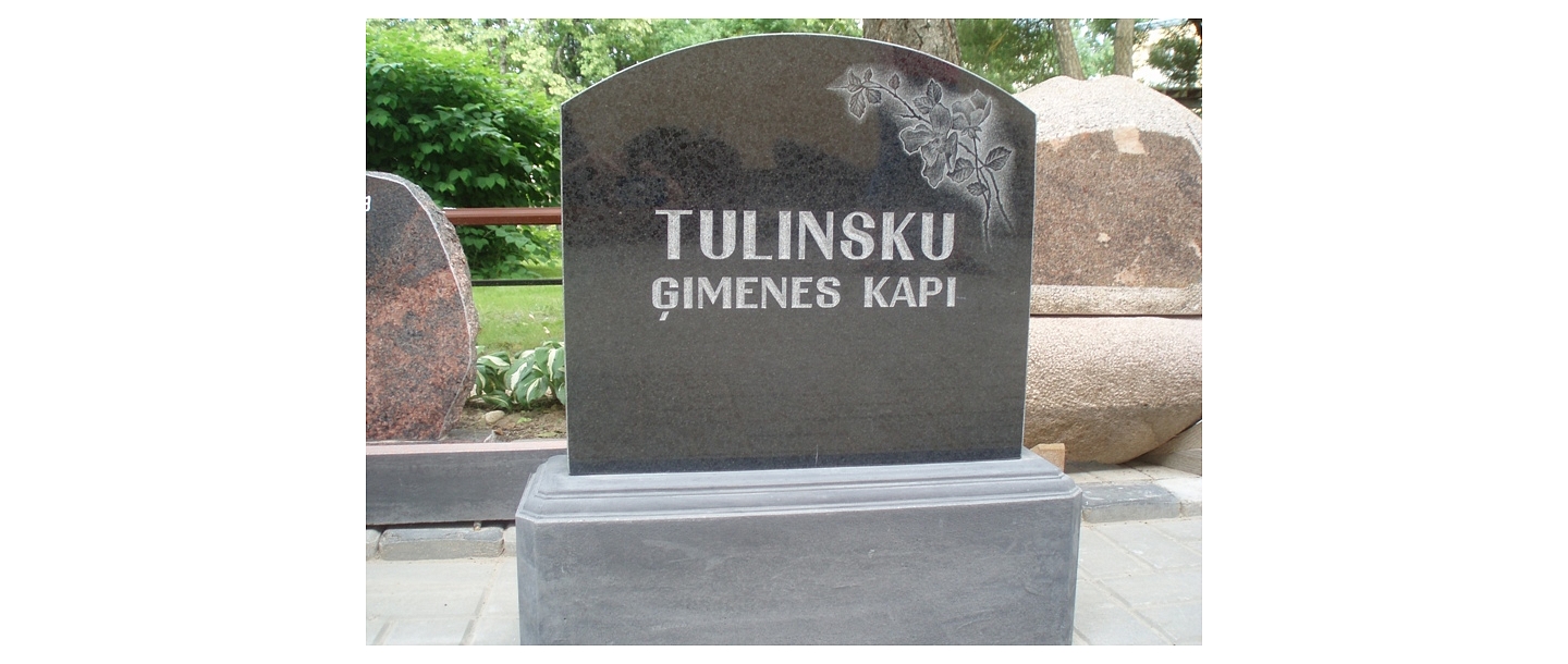 Stone processing, tombstones, grave stones