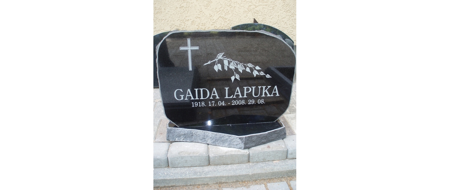 Stone processing, tombstones, grave stones