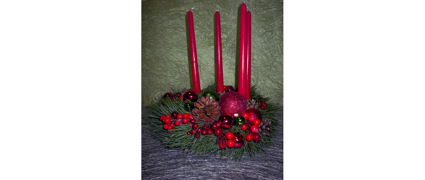 Advent wreaths in Ogre