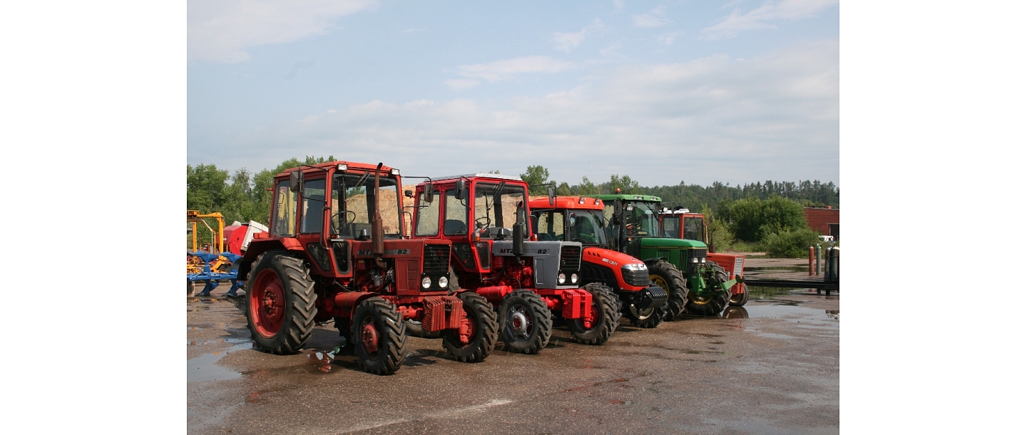 Tractors in Madona