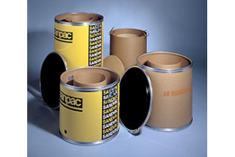 Cardboard barrels with a special moisture-resistant inner lining
