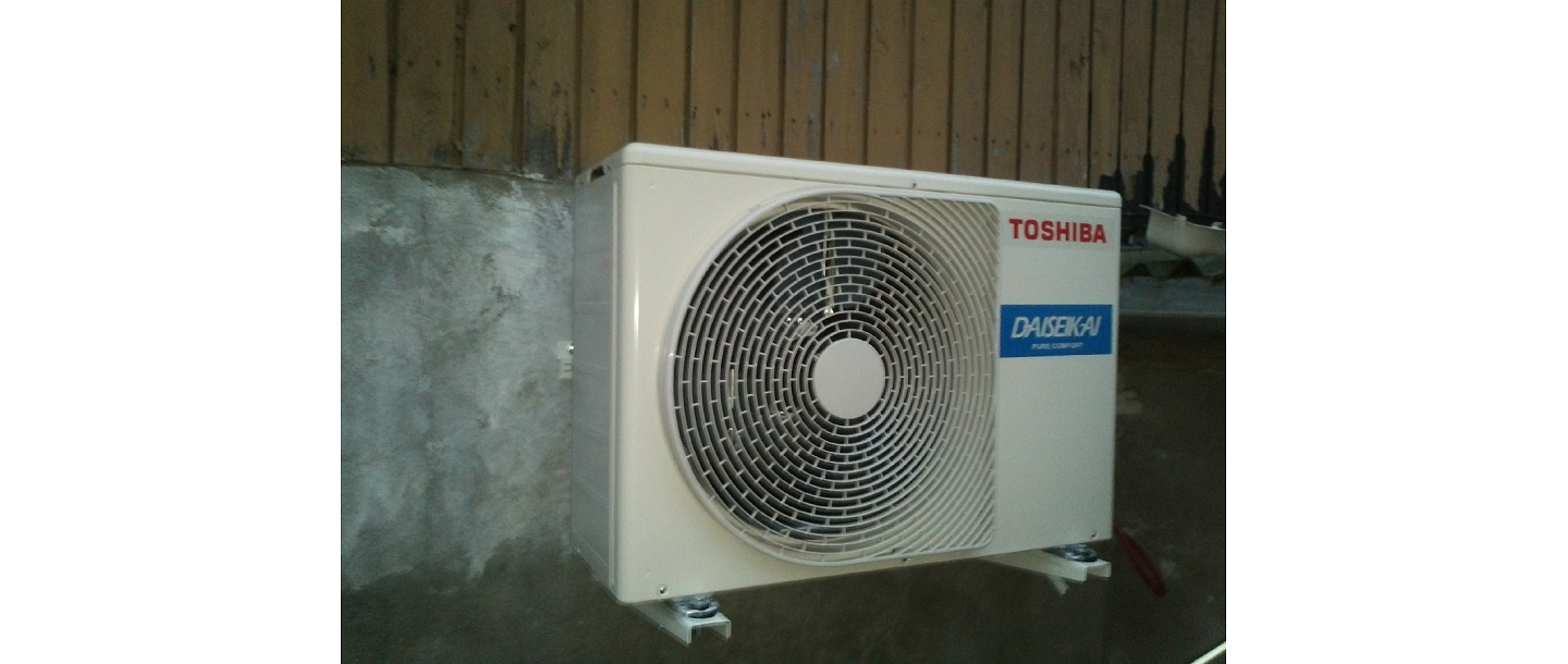 Installation of Toshiba air conditioners Riga Pārdaugava Ågenskalns