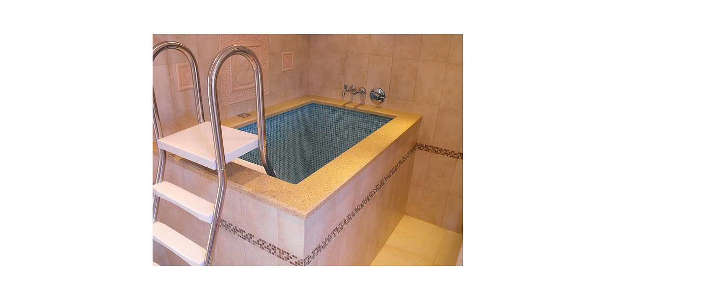 artificial stone pool