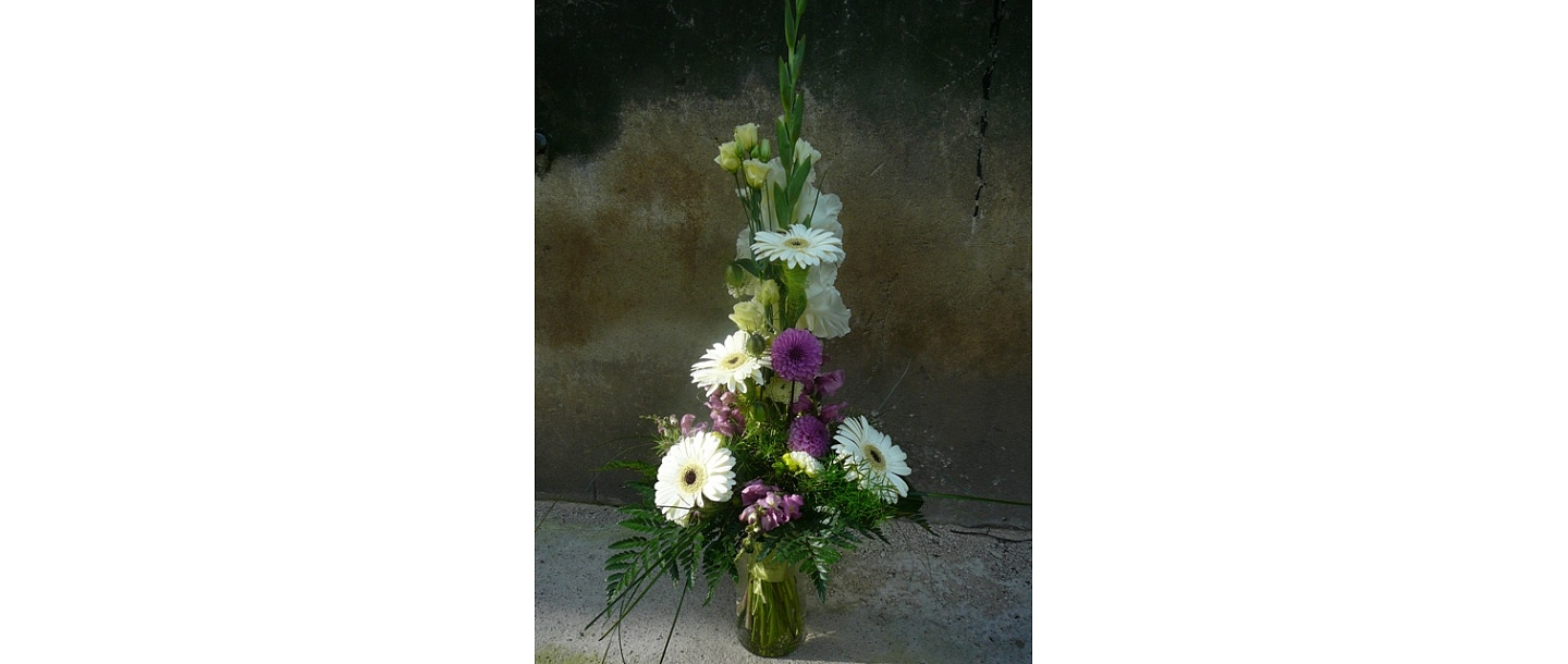 the upright bouquet