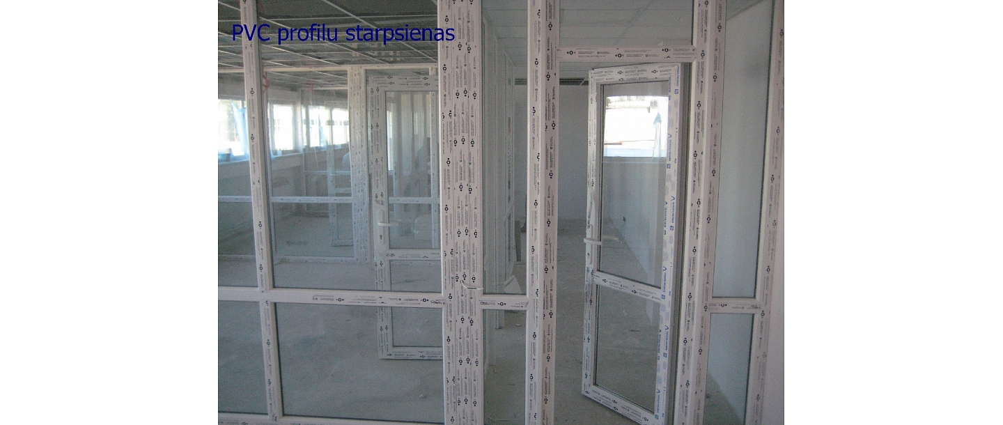 PVC profile partitions in Riga