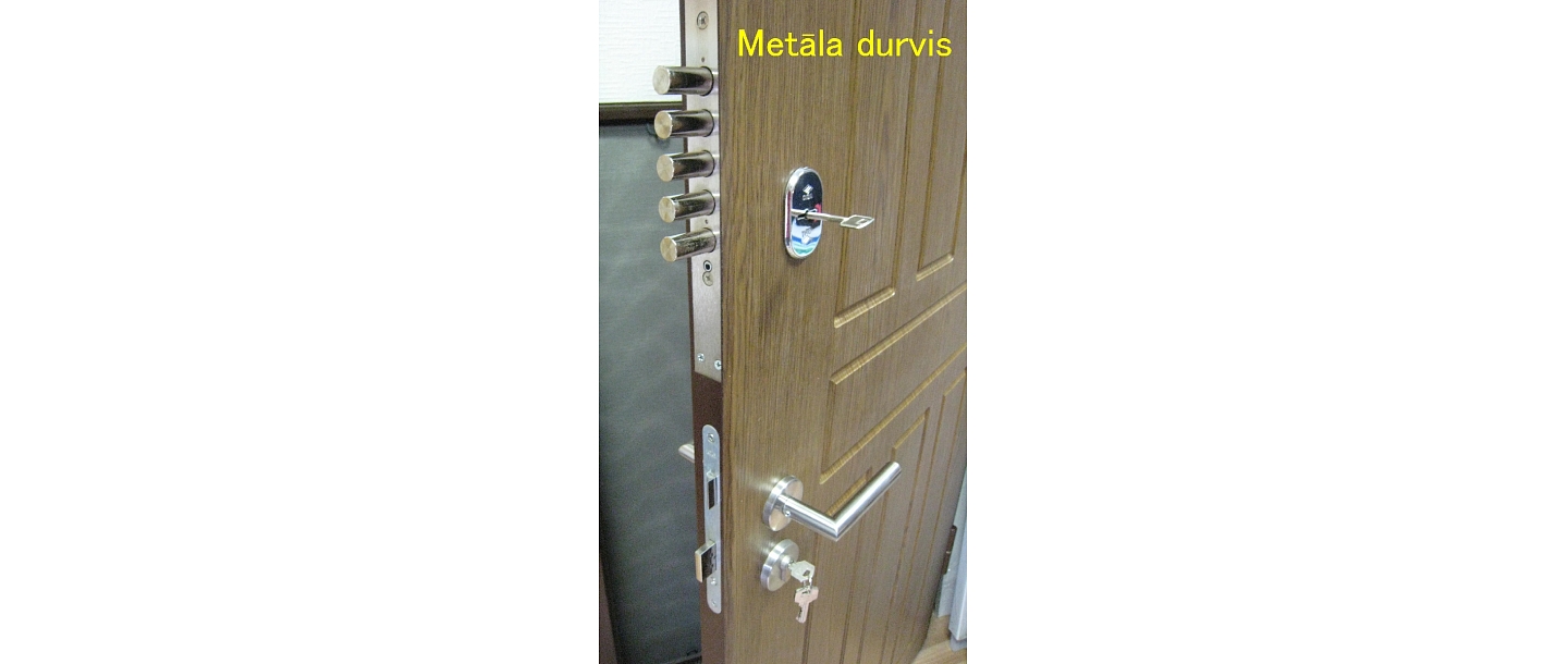 Metal doors in Riga