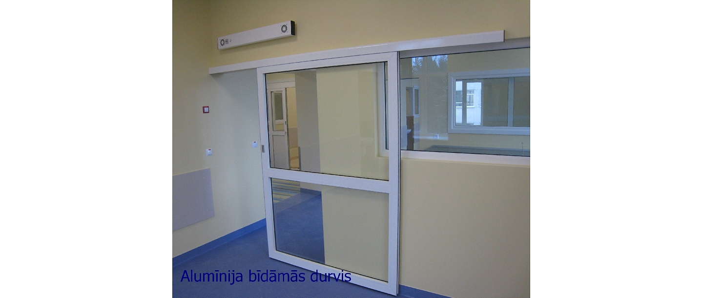 Alumīnija bīdāmās durvis
