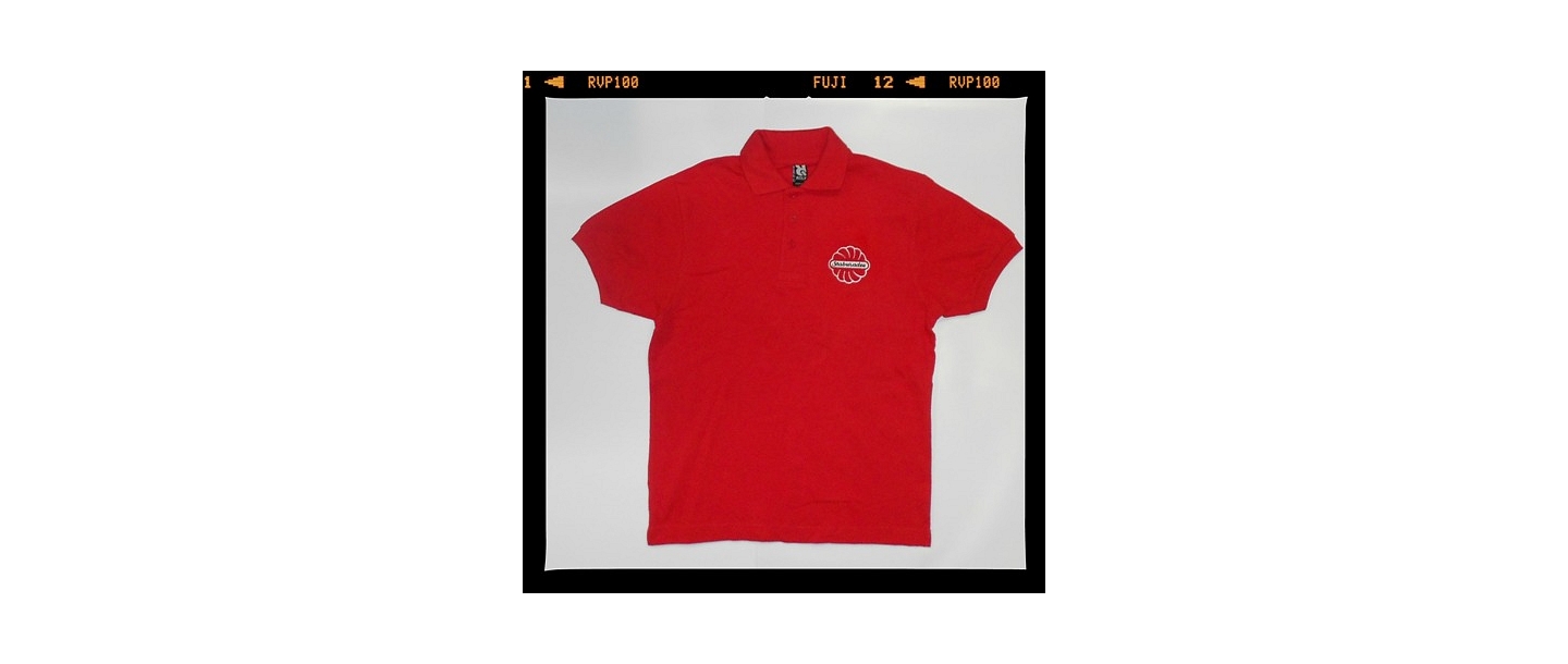 Embroidery on emblems on T-shirts in Riga