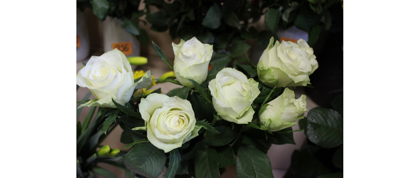 Flowers, flower trade, flower bouquets, Smiltene