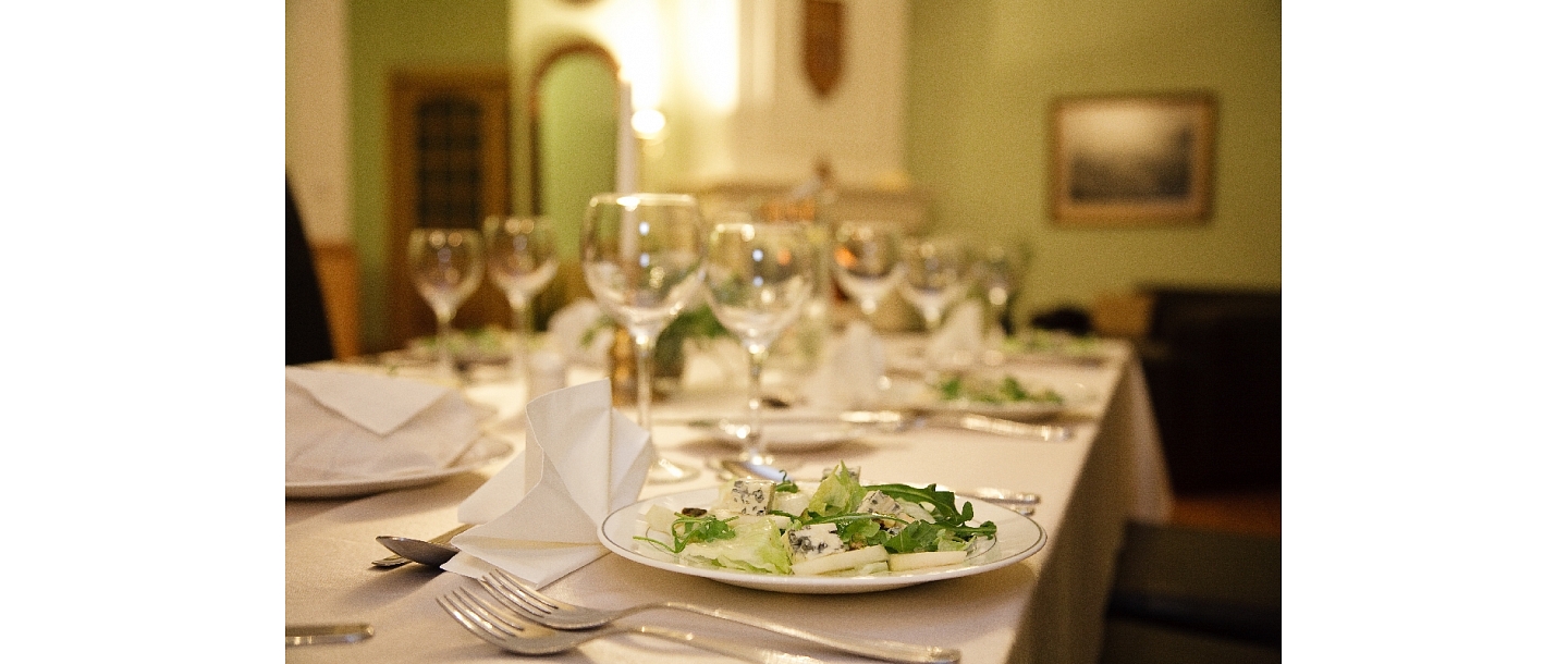 banquet room for events in Grašu Palace
