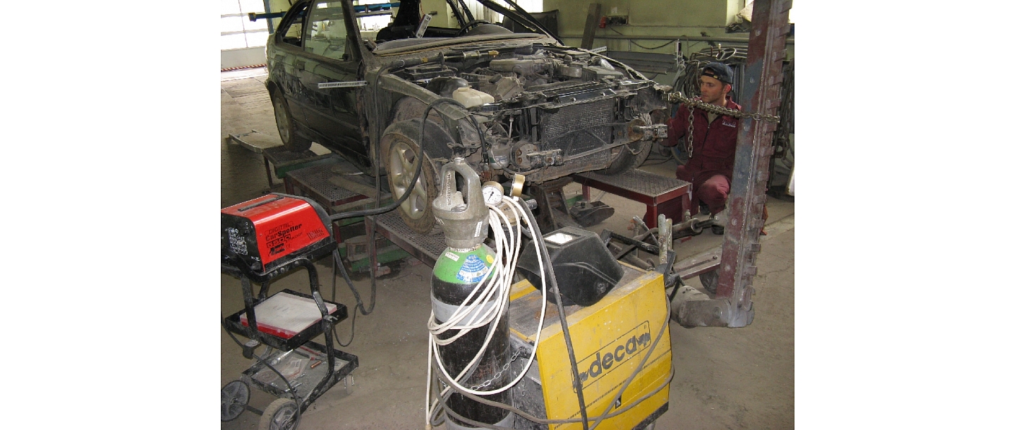 Car gas equipment in Kuldiga