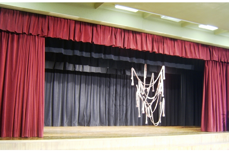 Stage curtain sewing