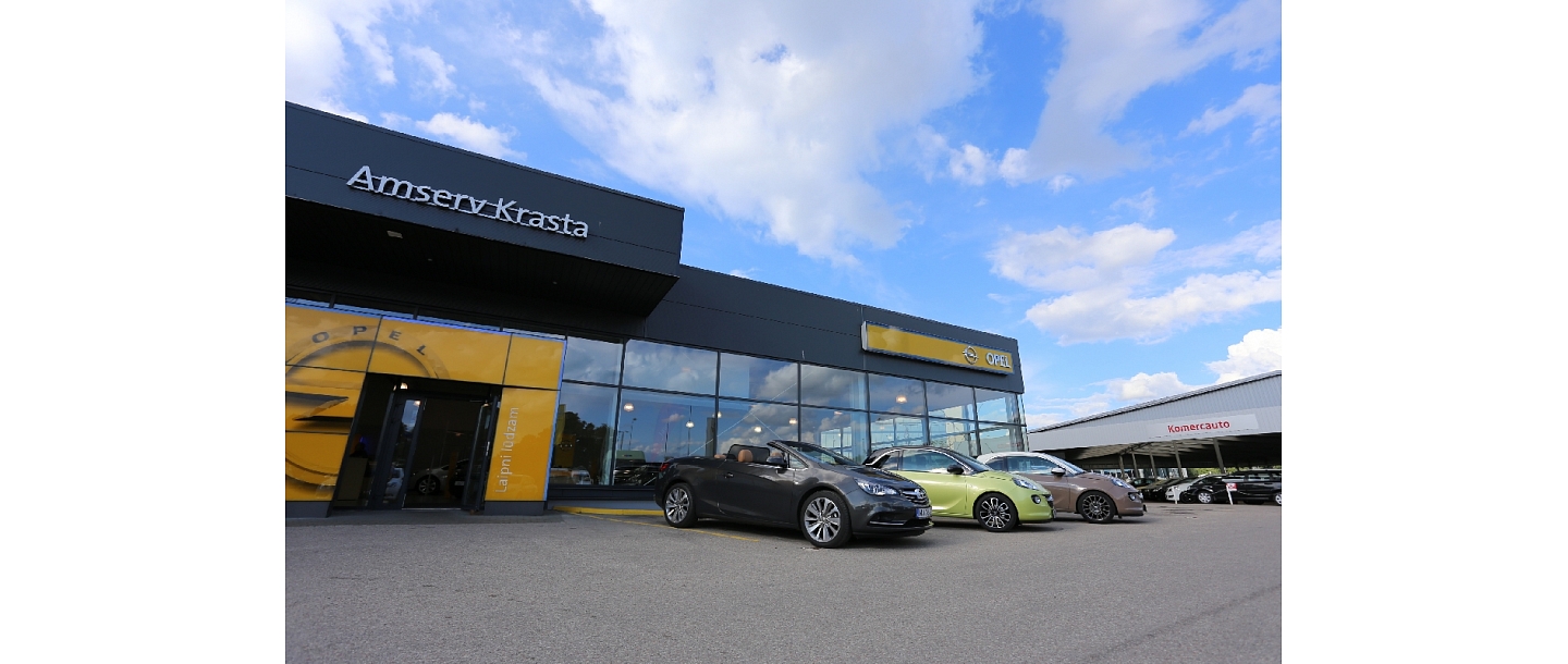 Amserv Krasta Opel car showroom in Riga