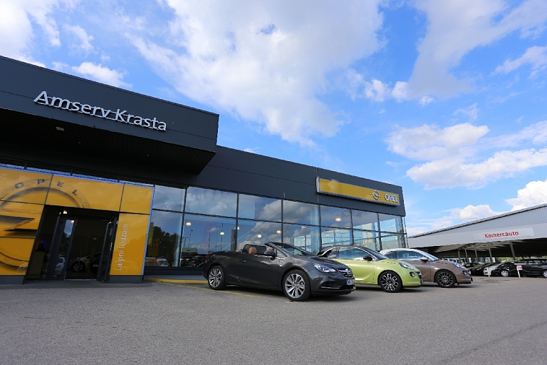Amserv Krasta Opel car showroom in Riga