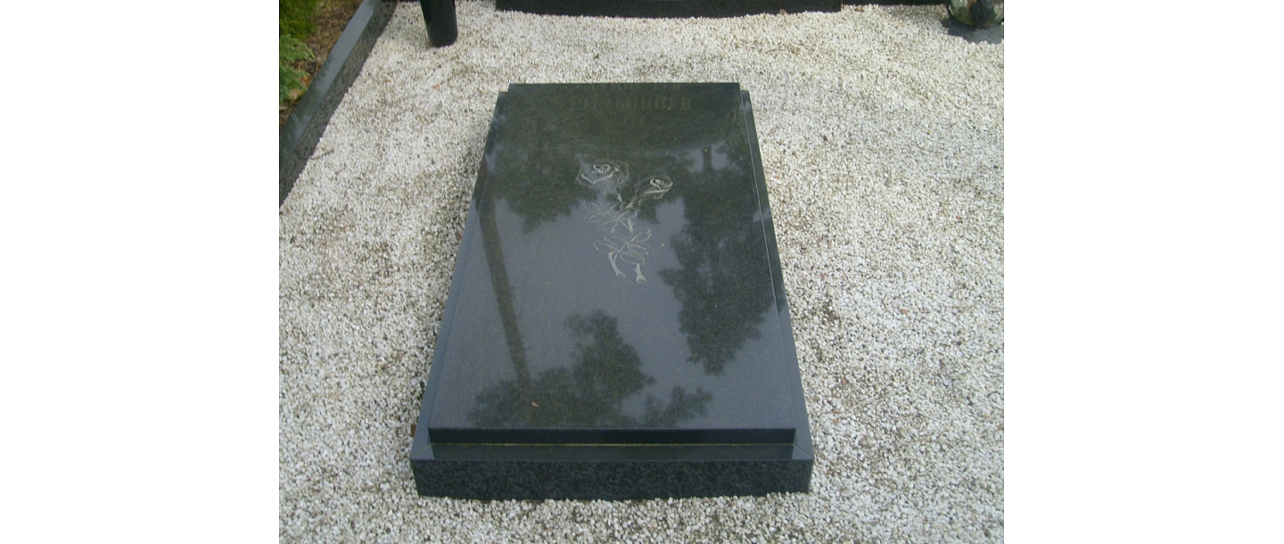 Custom granite headstones