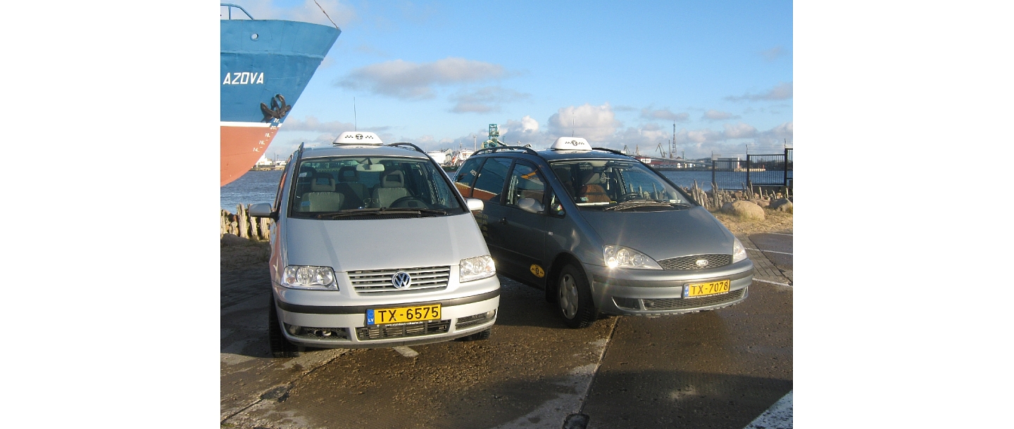 Taxi pakalpojumi Ventspils pilsētā, novadā, pa Latviju