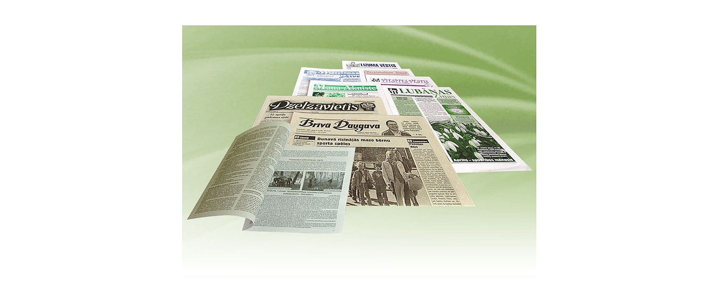 Erante, Jēkabpils printing house, newspapers