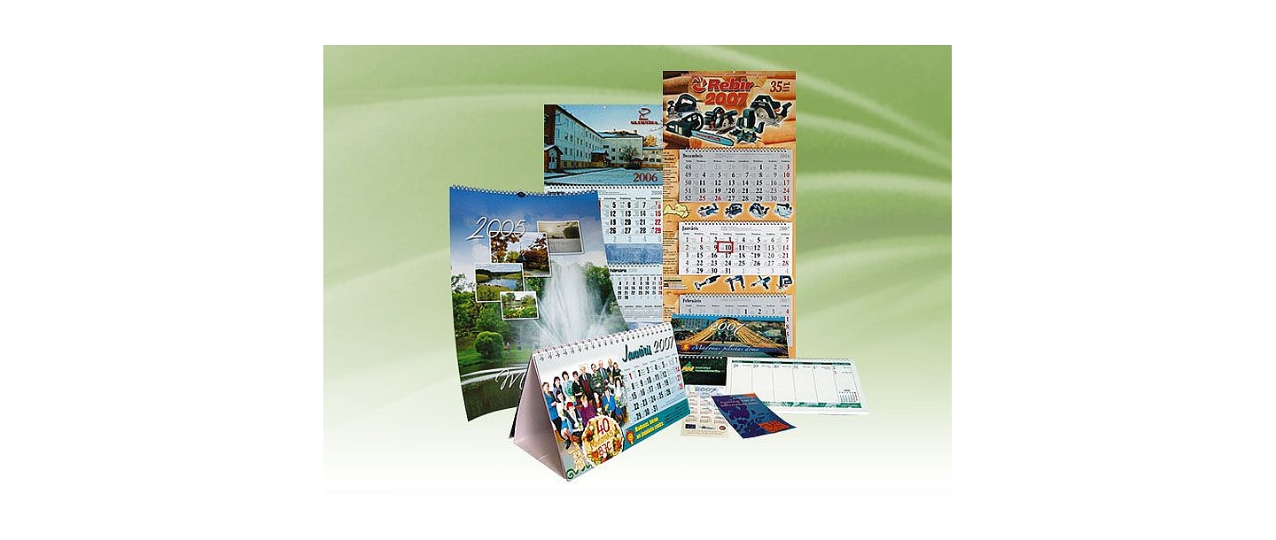 Calendars, printing-house, Erante