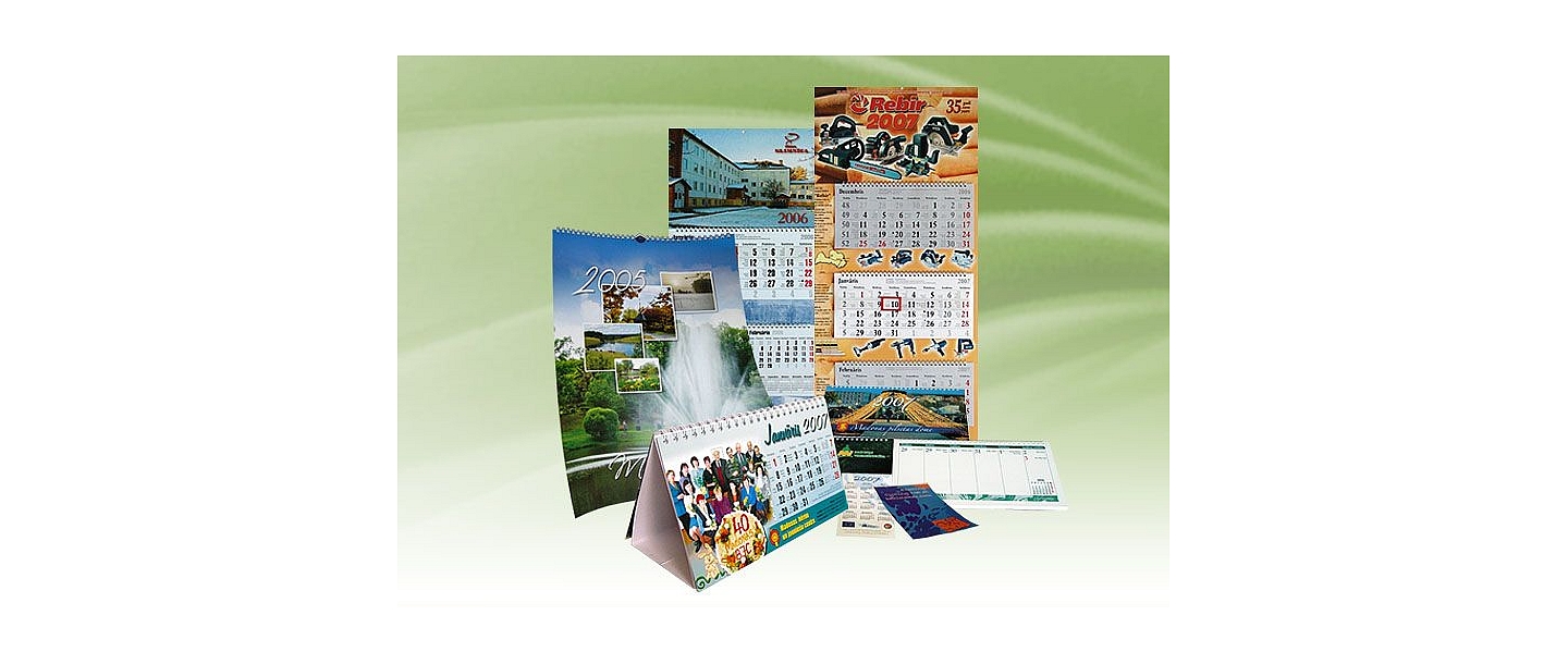 Calendars, printing-house, Erante